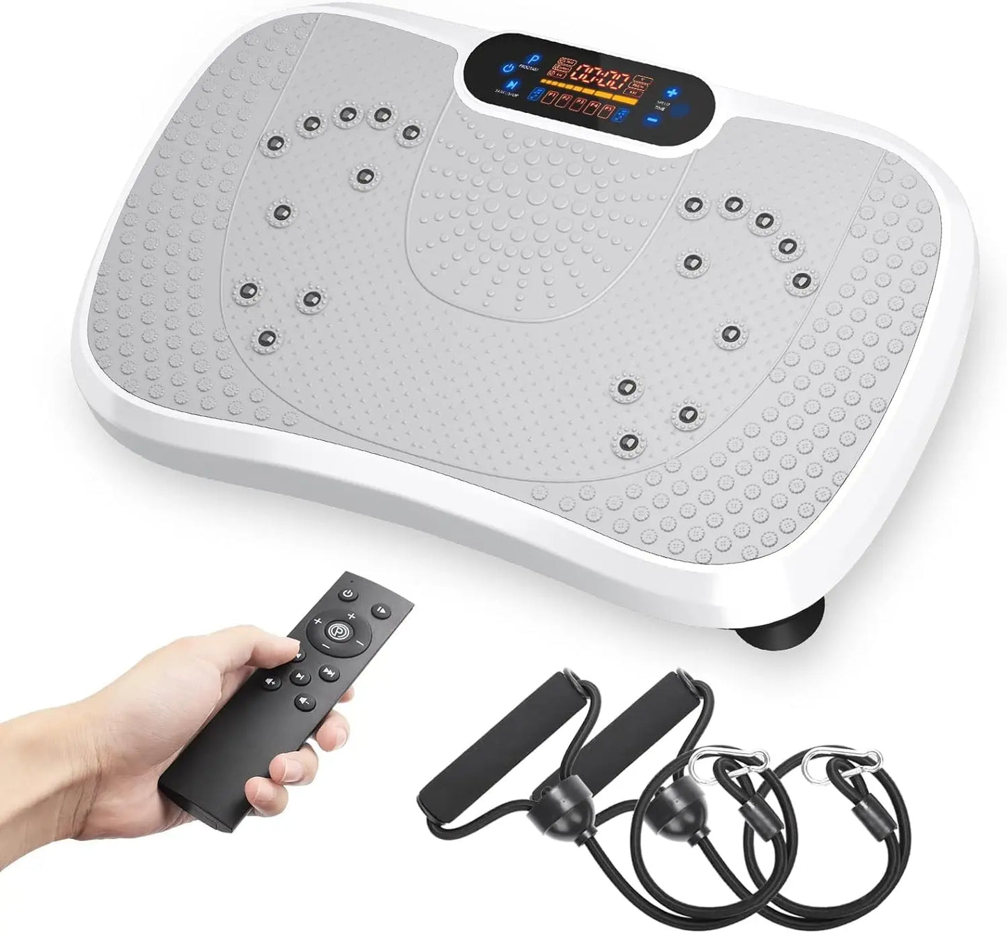 Vibration Plate Exercise Machine, Slim Vibration Platform for Home Training & Shaping, 99 Levels