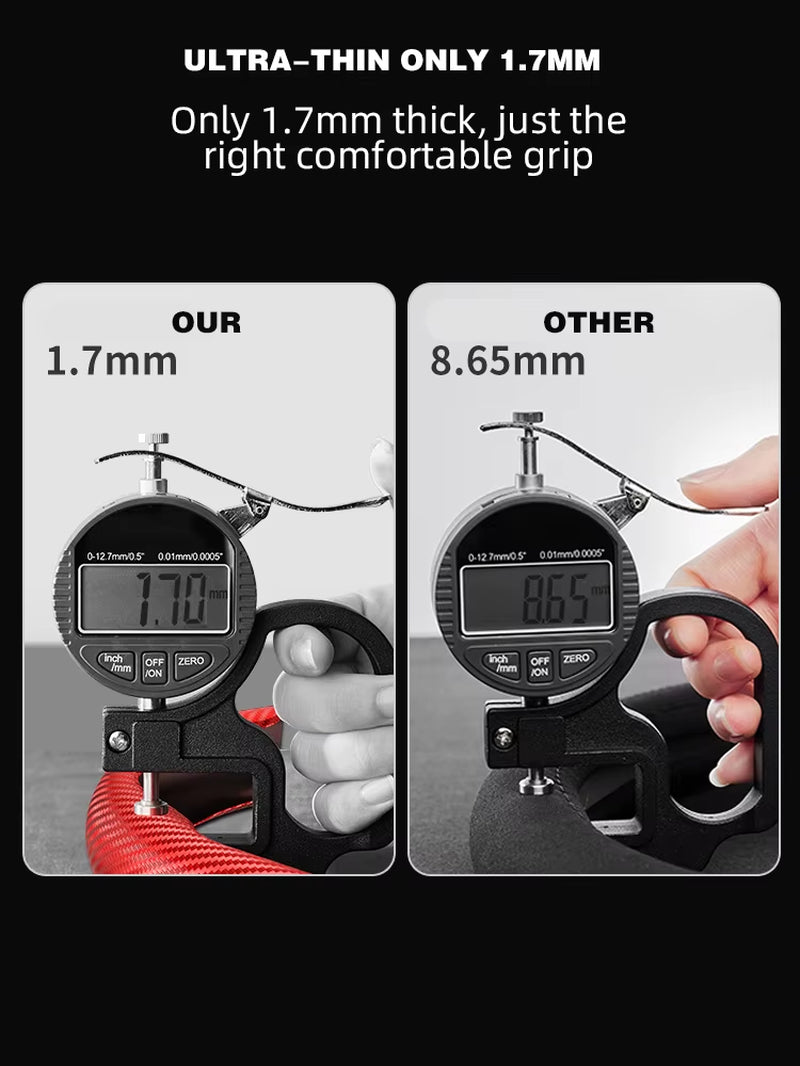 Universal Non-Slip Carbon Fiber Car Steering Cover Steering Wheel Booster Cover for Car Anti-Skid Accessories