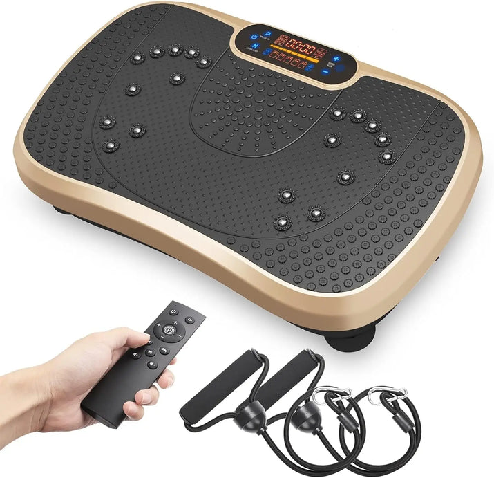 Vibration Plate Exercise Machine, Slim Vibration Platform for Home Training & Shaping, 99 Levels